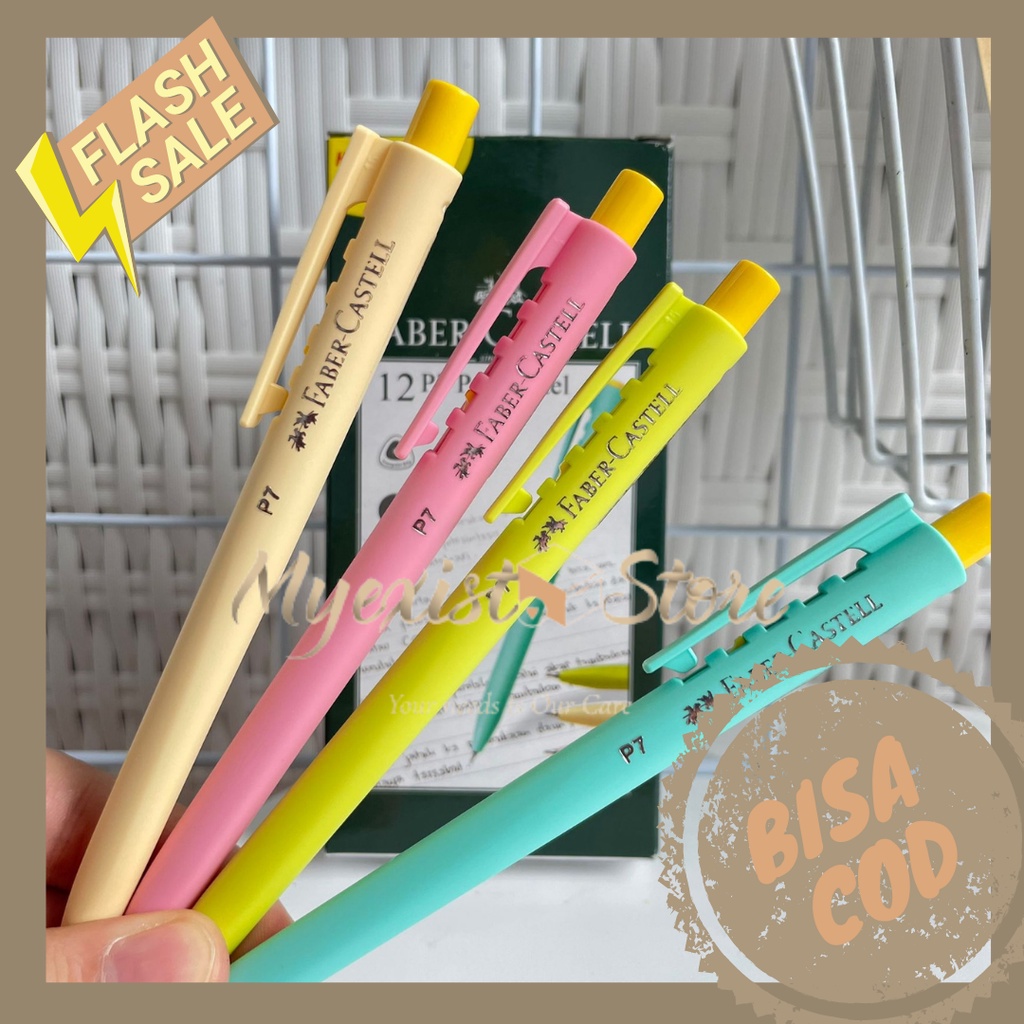 

pulpen cetek Faber castel SKU : P7-PastelPen-Faber Alat Tulis Kantor perlengkapan sekolah kado warna-warni super gemes mudah dipakai lucu murah grosir ready jakarta bisa cod Harga bersahabat Produk Berkualitas IVN522