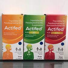 Actifed - Obat Batuk Merah/orange/ijo