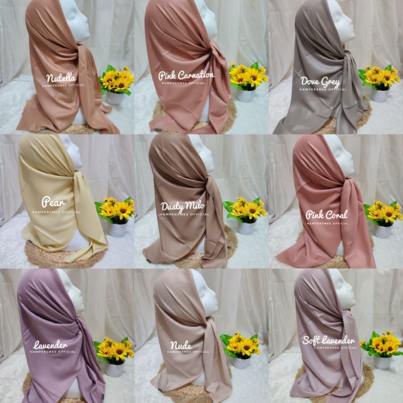 JILBAB GLOWING SEGIEMPAT LUXURY PLAIN UMAMA WISUDA SHINAR GLAMOUR NUR SINAR GLITTER