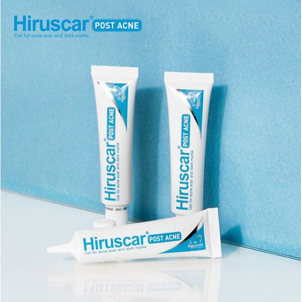 HIRUSCAR Post Acne Gel (10gr) Penghilang Bekas Jerawat, Luka &amp; Cacar