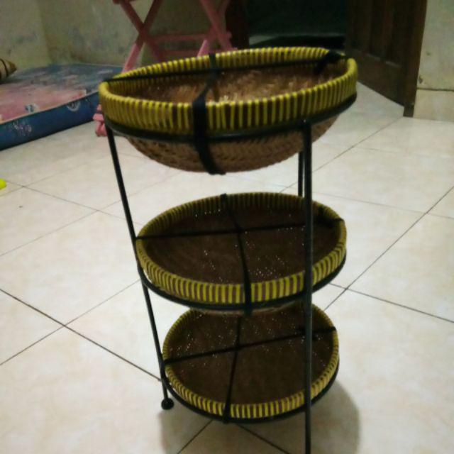 Rak Bawang Mini Susun 3