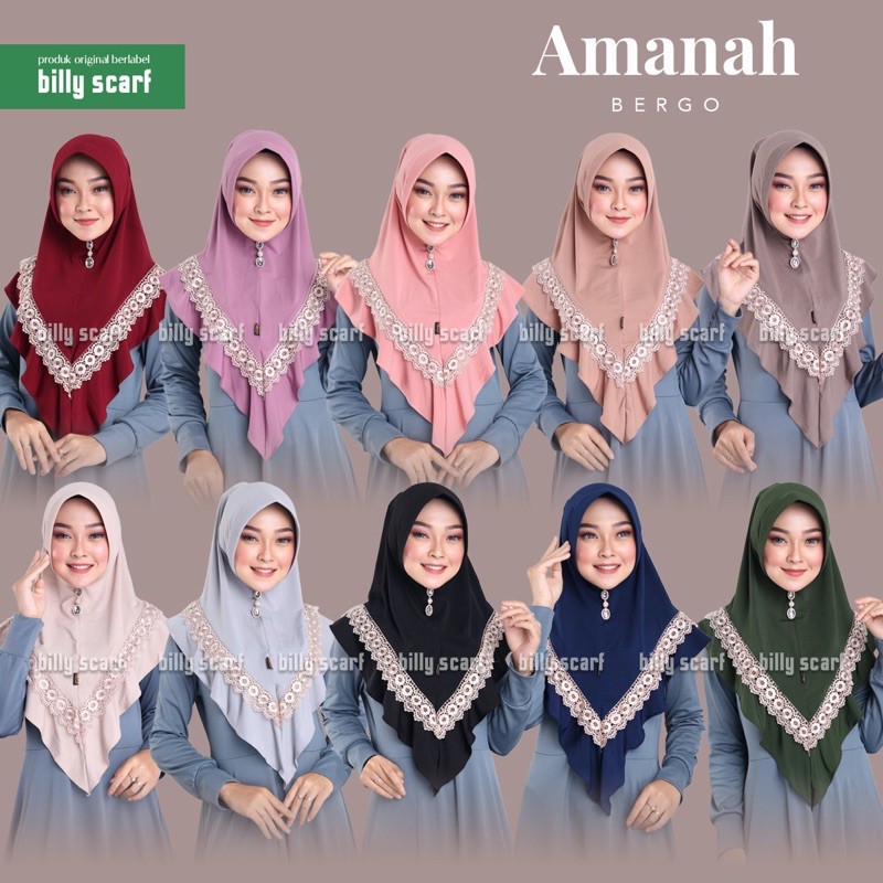 JILBAB INSTANT AMANAH ORI FARRAH ARJUNA HIJAB