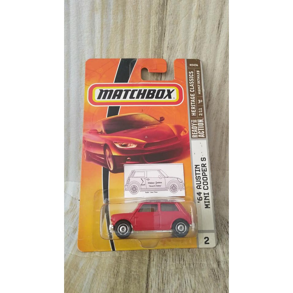 matchbox mini cooper lawas mirip matchbox mr bean