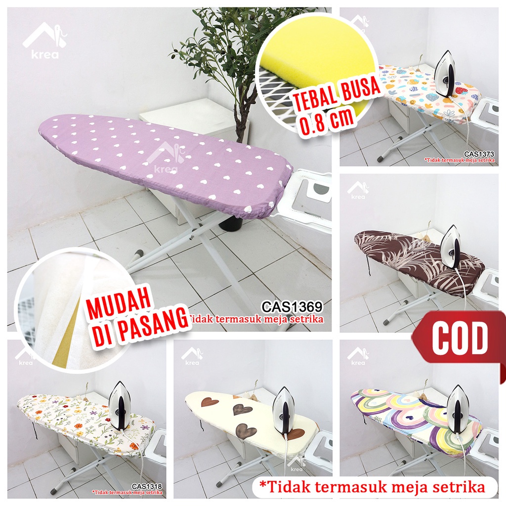 COVER/SARUNG MEJA SETRIKA BESAR DAN KECIL KRISBOW ( HANYA COVER/TANPA MEJA ) A