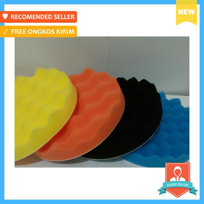 Busa poles mobil 7" / spon poles mobil gelombang / busa kompon