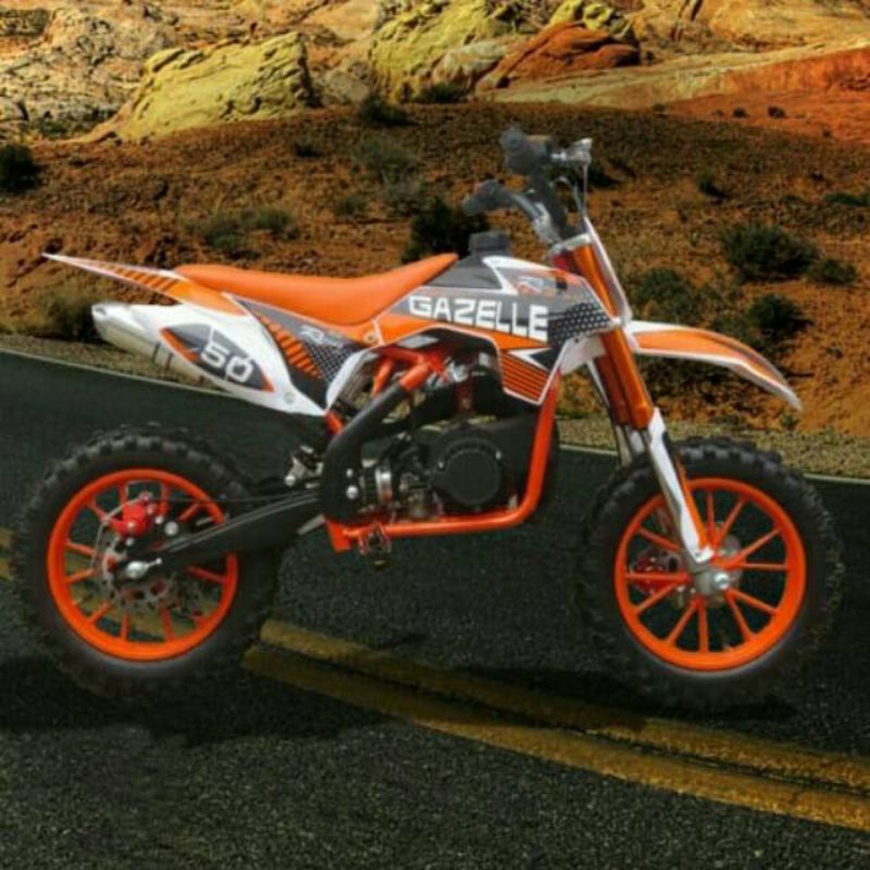 MOTOR MEDIUM TRAIL MT4A 49CC MESIN 2 TAK~MAINAN MOTOR ANAK~MAMPU BEBAN 90KG