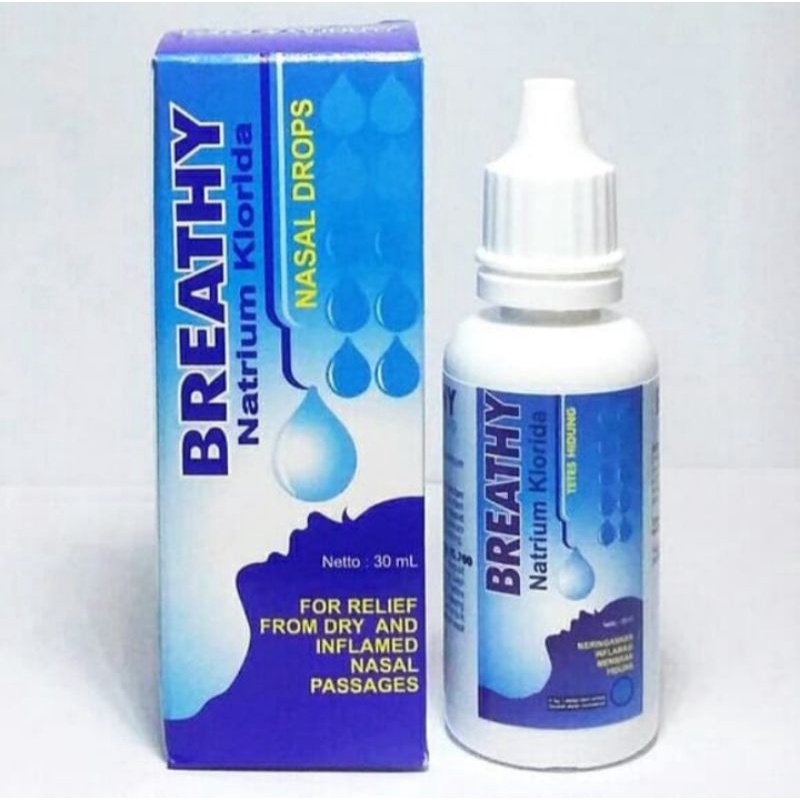 BREATHY NASAL DROP 30ml obat tetes Hidung Bayi dan Anak
