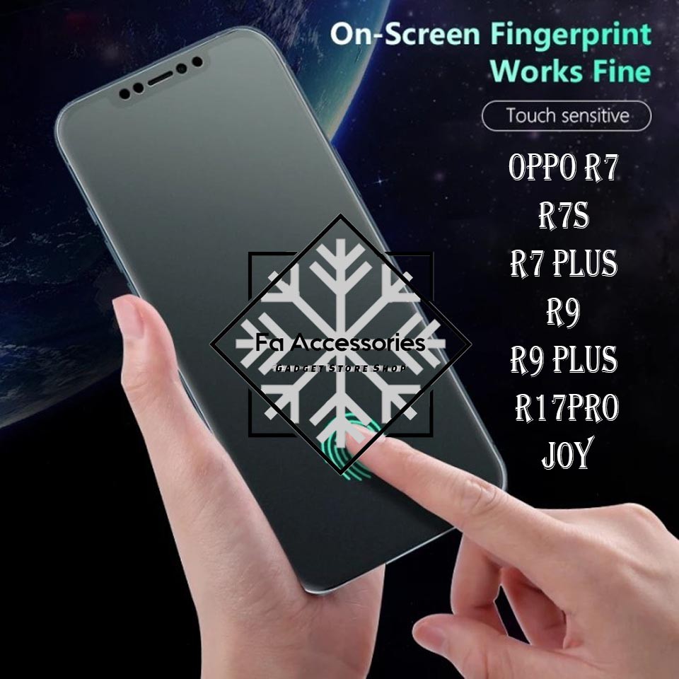 FA ANTI GORES JELLY HYDROGEL MATTE OPPO R7 R7S PLUS R9 PLUS R17PRO PRO S JOY SCREEN PROTECTOR SHOCK