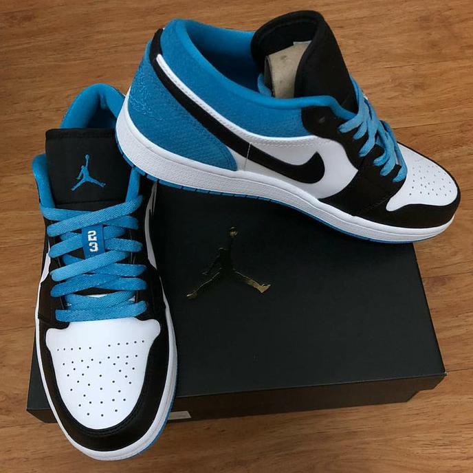 algifaruu - Air Jordan 1 Low Se Laser Blue