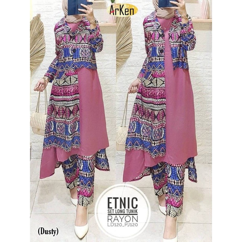 Etnic set long tunik by Arken