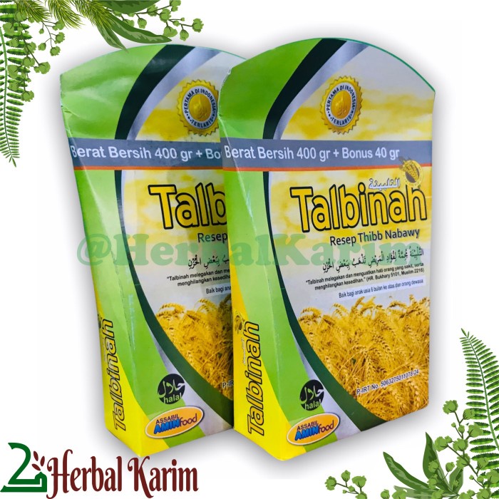 

TEPUNG TALBINAH 400+40gr ORIGINAL TEPUNG GANDUM ASSABIL AMIN FOOD
