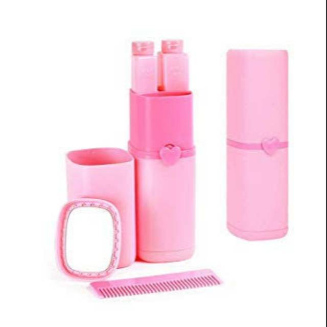 

Hayan Portable Toiletries Cup Perlengkapan Travel Travelling Kit