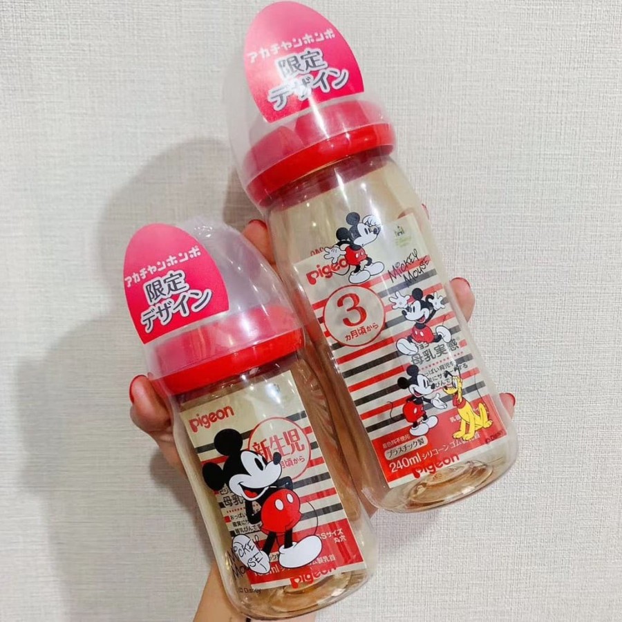Botol Susu PIGEON Disney PPSU Mickey Original Japan
