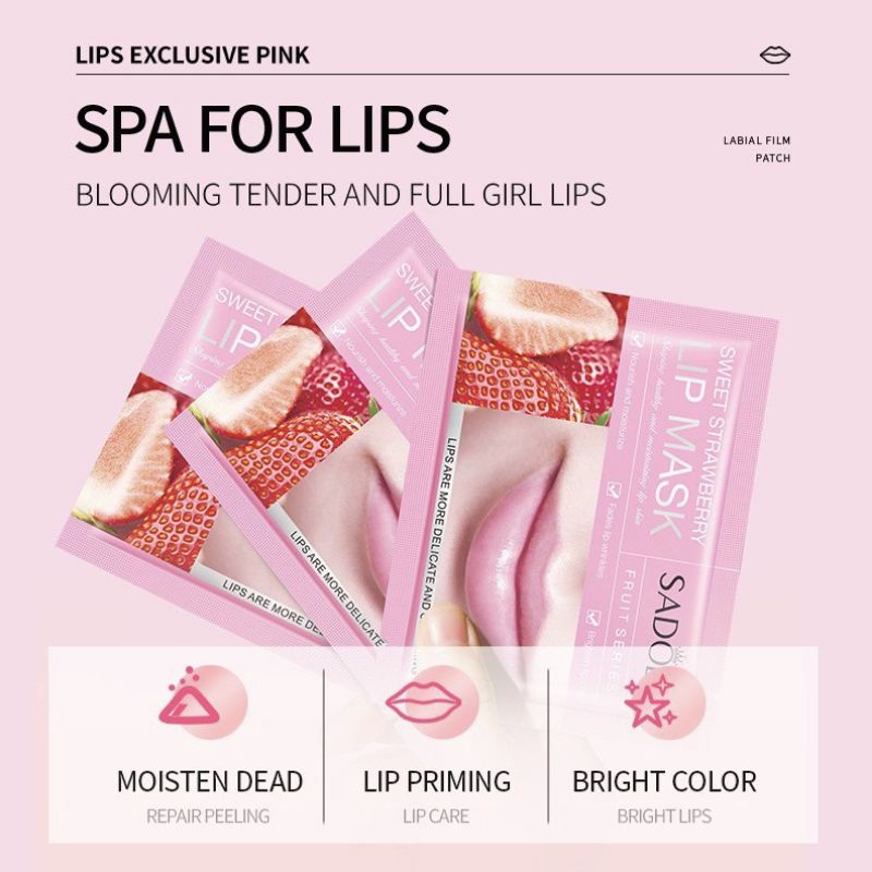 MASKER BIBIR TERMURAH SPA FOR LIPS PERAWATAN BIBIR (Sadoer)