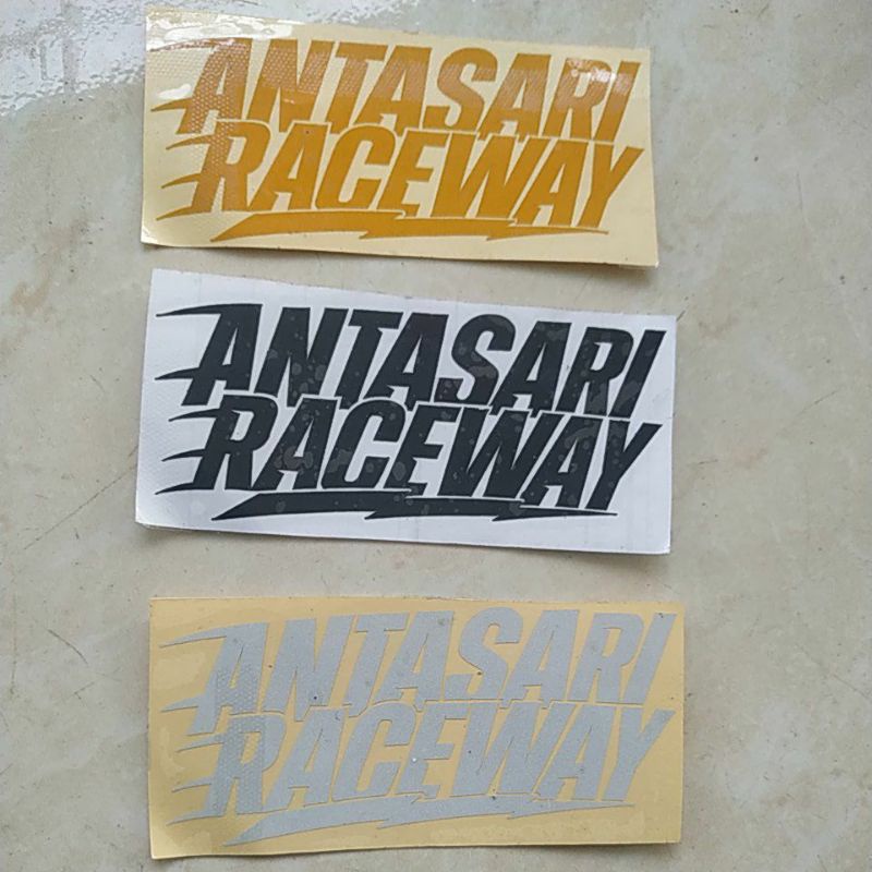 stiker Antasari Raceway,stiker Cutting ANTASARI RACEWAY,,stiker Motor Mobil Laptop