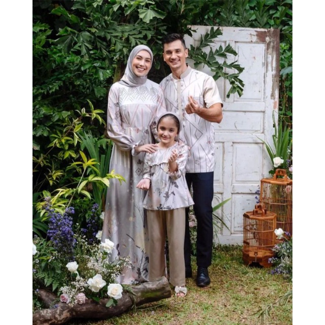 Kain Dr silk Motif Shazana harga setengah meter untuk couple, kemeja, gamis