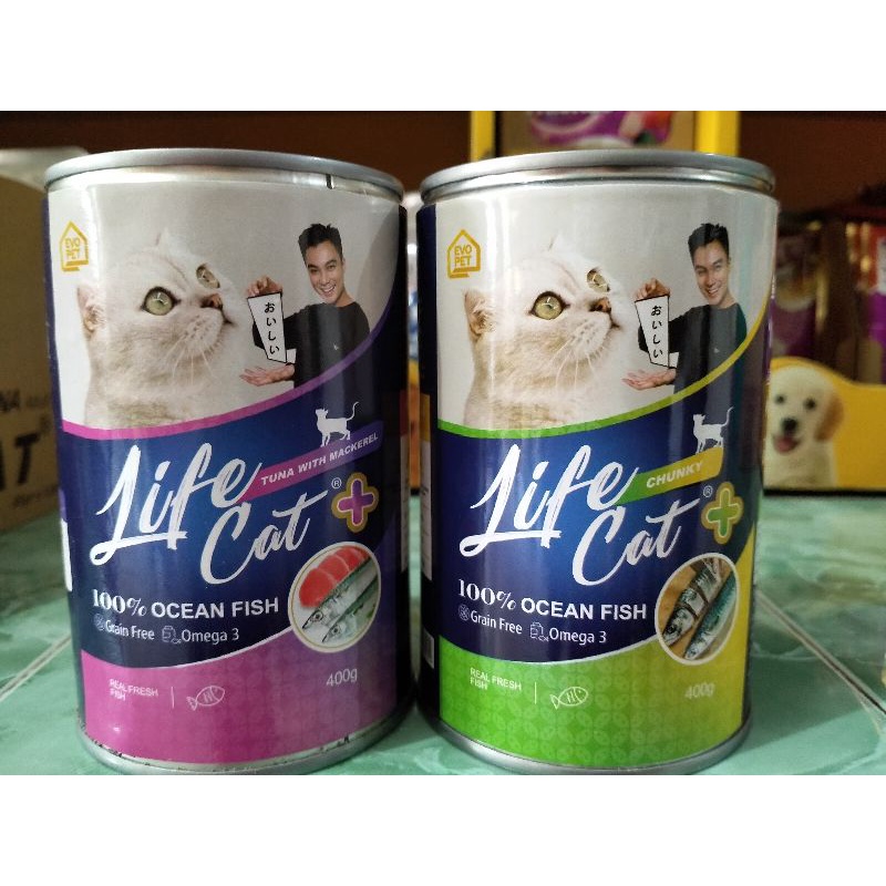 LIFE CAT (+) 400 Gram - Makanan Kucing Basah