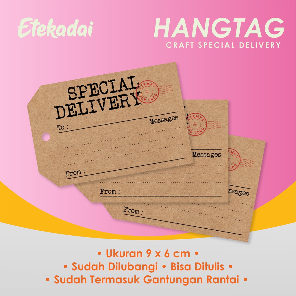 

HANG TAG CRAFT SPECIAL DELIVERY