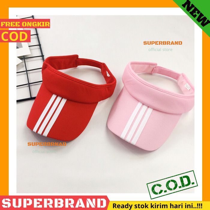 Ready Stock.. Topi Olahraga Import Atas Bolong Topi Lari Import Murah Kekinian Pria Wanita Remaja