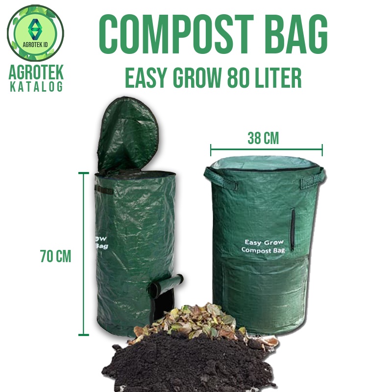 Compost Bag Standard 80 Liter Tas Pembuat Kompos Pengolah Sampah
