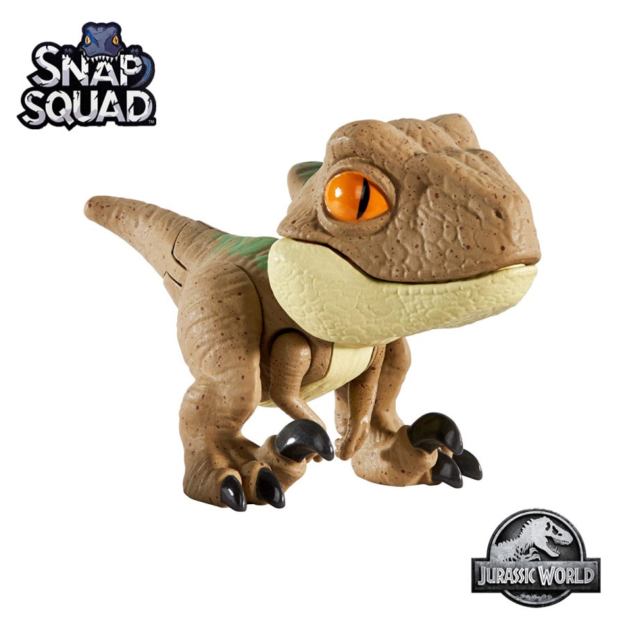Jurassic World Snap Squad Attitudes Velociraptor Echo- Mainan Action Figure