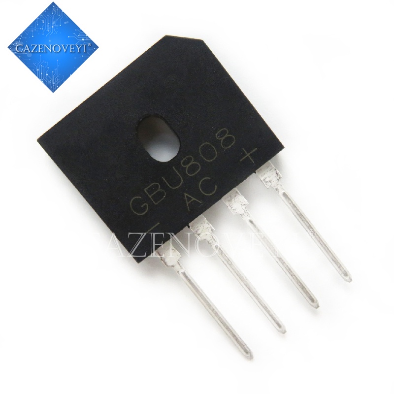 10pcs / lot GBU808 800V 8A GBU810 8A 1000V power Diode Bridge RectifierIn Stock