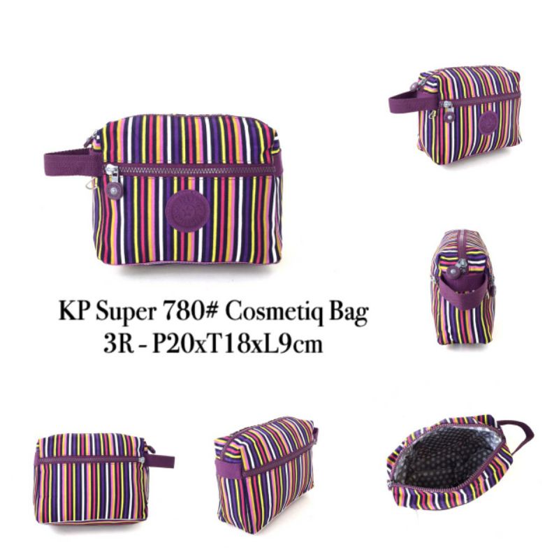 Kosmetik pouch kp super 780 cosmetic bag 3ruang