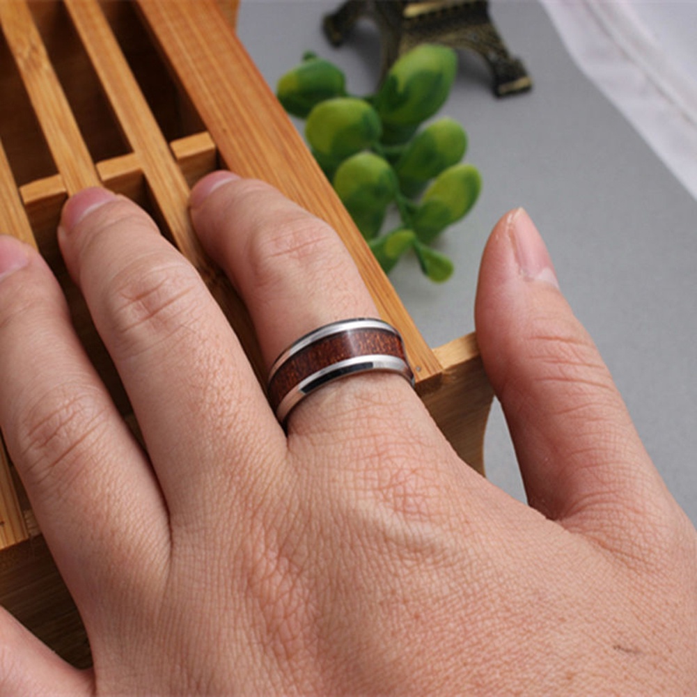 Hu Hu Hu Hu Hu Alat Bantu Pasang Kacamata♡ Cincin Bahan Titanium Steel Ukuran US 7-10 Untuk Pria Dan Wanita