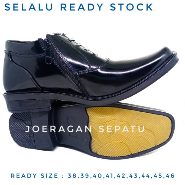 Sepatu Pdh Tni Polri Dishub Satpam Security Pria SEPATU PDH TNI POLRI DISHUB SATPAM SECURITY PRIA 02 KUNING KILAP