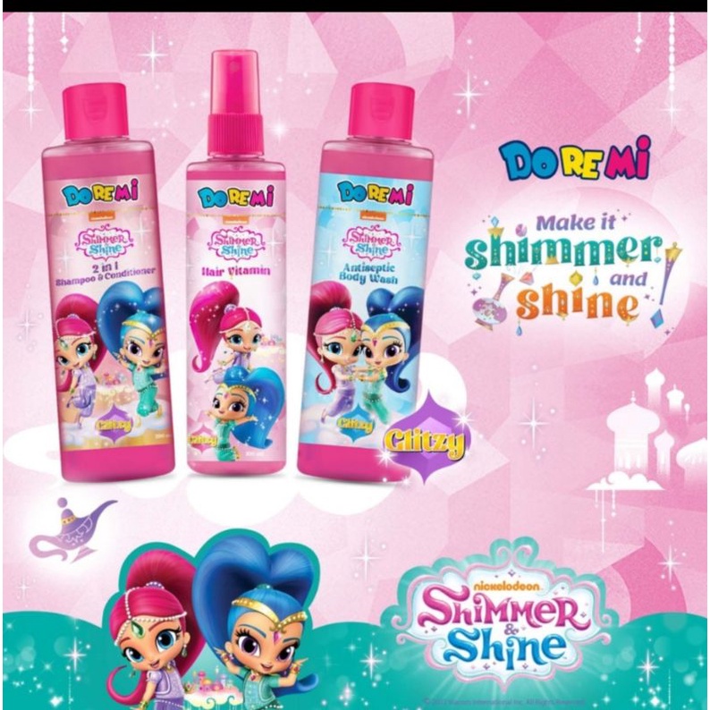 DOREMI SHIMMER SHINE GLITZY 200ML BODYWASH,,SHAMPO& CONDITIONER,,,HAIR VITAMIN