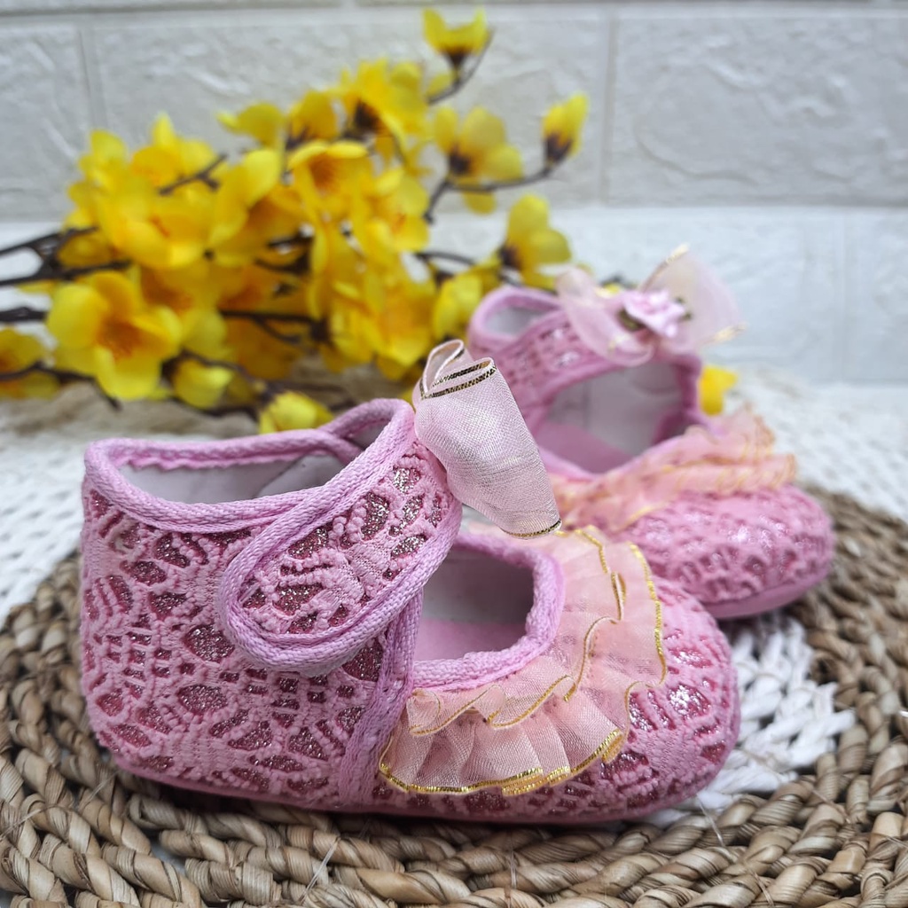 [TAMAN SEPATUKU] SEPATU TRENDY MURAH BABY PREWALKER BAYI ANAK PEREMPUAN FPX19