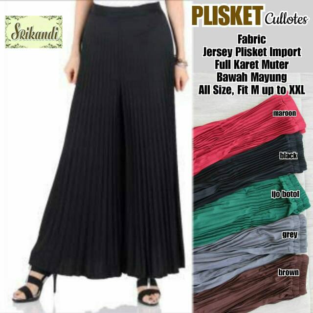 Plisket kulot ori by srikandi