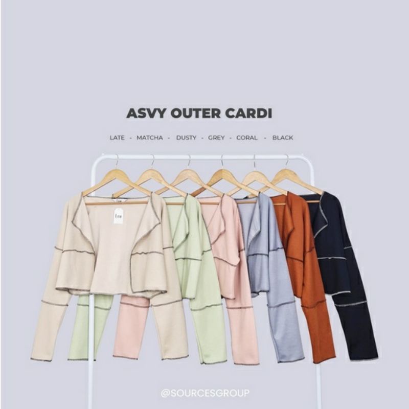 Arifirn Asvy Contrast Cardigan - Cardigan Wanita Murah