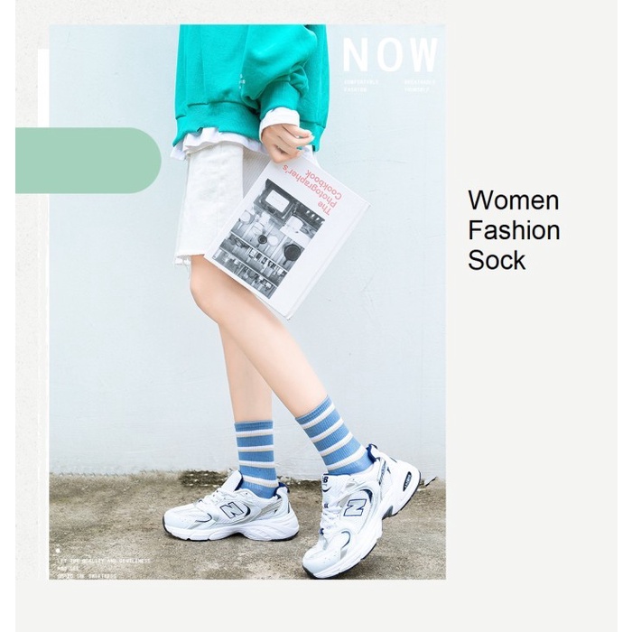 ENNWEN KK68 Kaos Kaki Wanita Japanese Spring And Summer Collection Women Sock-4