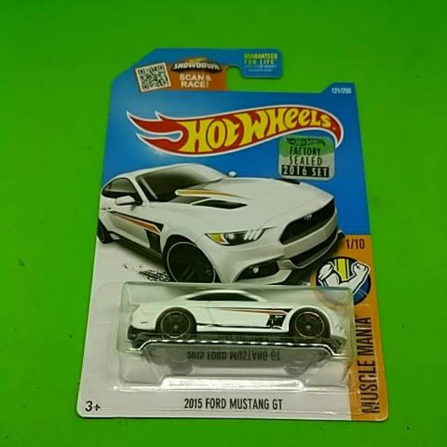 Mainan hotwheels ford mustang putih murah laris Semarang
