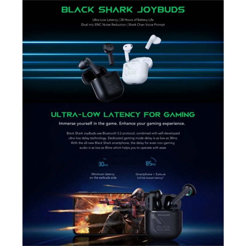 Black Shark Joybuds True Wireless Gaming Earbud