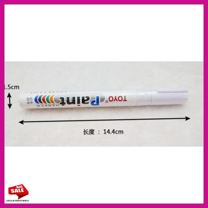 

VERCOCAR- SPIDOL BAN TOYO PUTIH - PAINT MARKER TOYO KUALITAS TERBAIK -ASLIII.