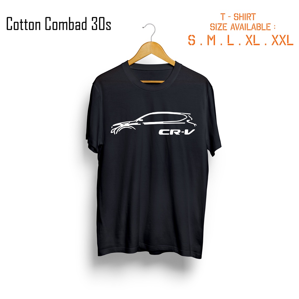 Baju Kaos Mobil Honda CRV Turbo side Kaos Otomotif