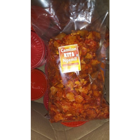 

Kripik singkong pedas termurah 1 kg