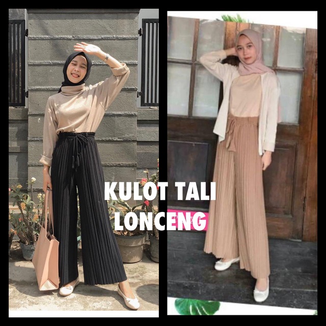 8130 BD KULOT LONCENG - TALI PLISKET MURAH ABG ALLSIZE PANJANG HYGET CELANA SLIM SKINNY POLOS MURAH