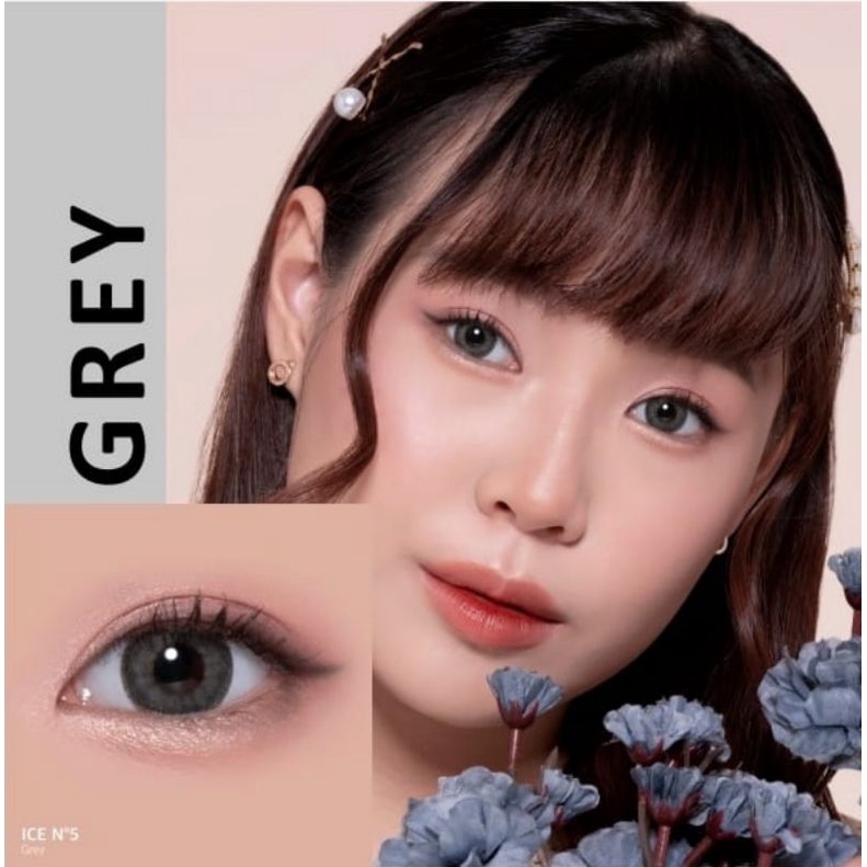 Ice N5 Grey normal minus s/d -6.00 Softlens 14.5 mm