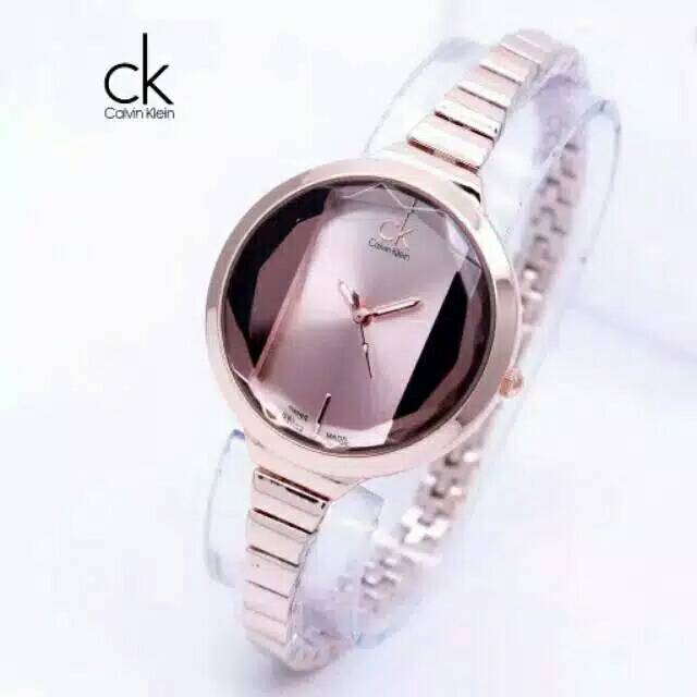 Terima COD)Jam Tangan Wanita C&amp;K Blimbing Strap Rantai)Dikirim Dari Jakarta)