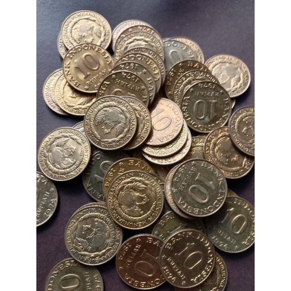 Koin 10 Rupiah Tabanas Tahun 1974