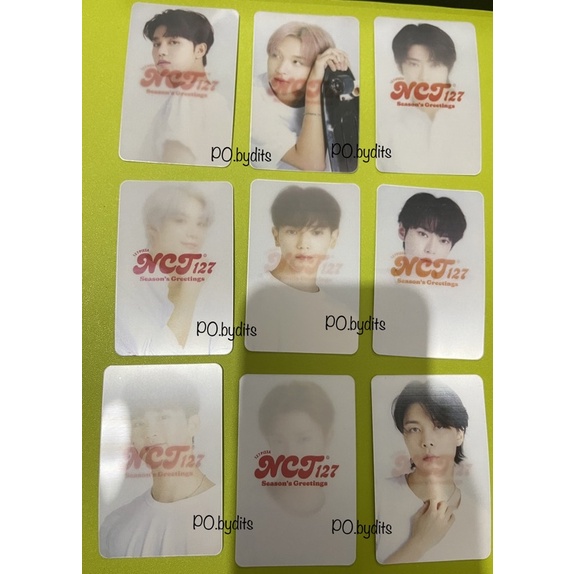 [READY] PHOTOCARD BENEFIT KNPOPS LENTICULAR NCT 127 SEASON’S GREETINGS 2022 PC season Greeting Greet