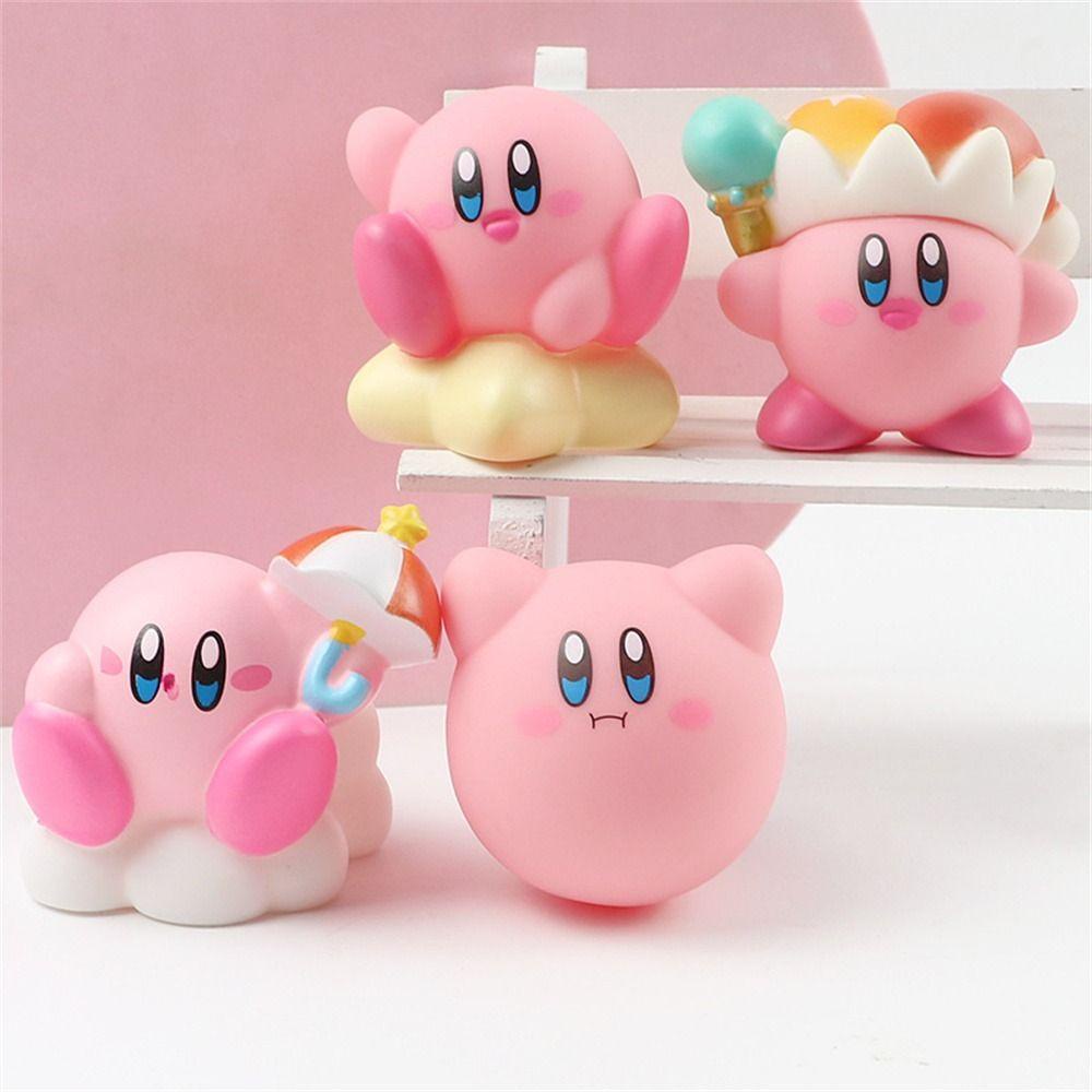 Needway  Kirby Figure Hadiah Natal Mini Pink Waddle Dee Collection Kartun Anime Figure