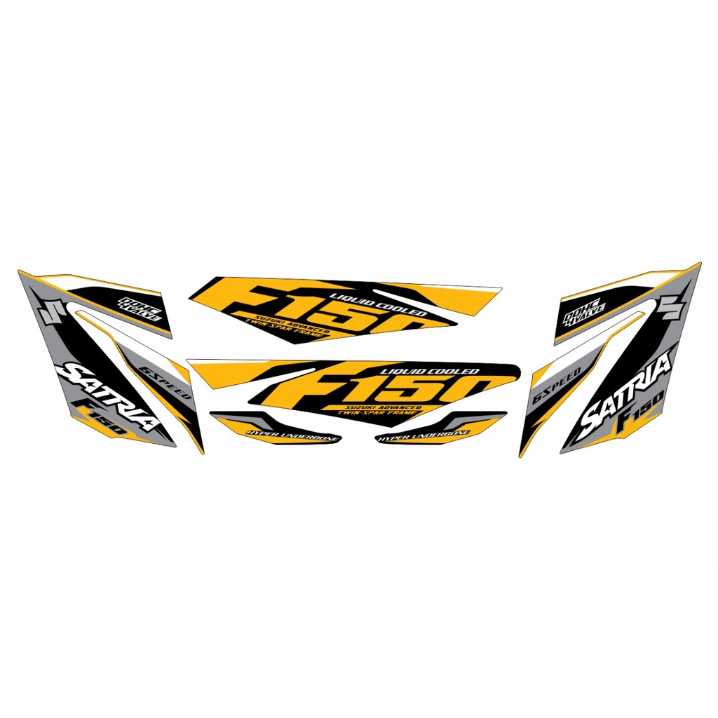 STRIPING STIKER STANDART SATRIA FU FI 2016-2022