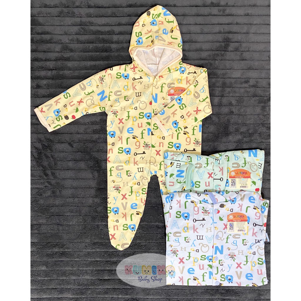 sleepsuit jumper panjang bayi TUTUP KAKI SAFFENDA SNI | baju kodok - Grosir Pakaian anak