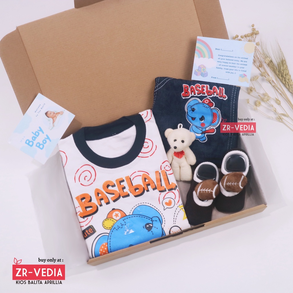 [COMFY] Hampers Baby Boy 3-18 Month / Kado Lahiran Bayi Laki-Laki Bulan Hadiah New Born Gift Setelan