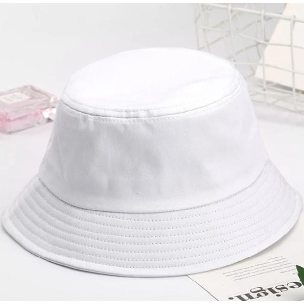 Topi bucket POLOS premium bolak balik terlaris no 1