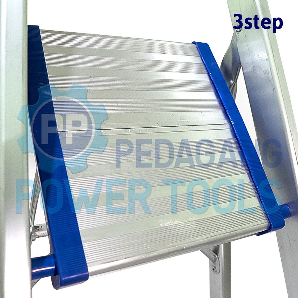 MOLLAR TANGGA RUMAH ALUMINIUM 3 STEP 1.2 METER LIPAT TINGKAT LADDER